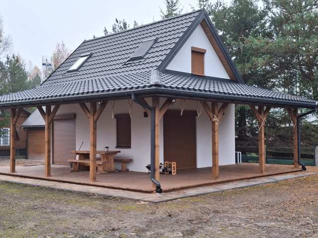 Detal blachodachówki z bliska