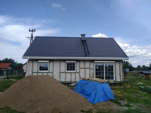 Dach w trakcie realizacji
